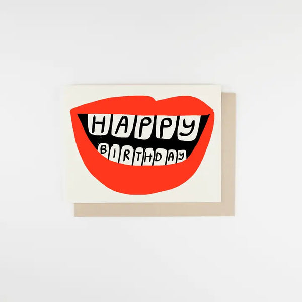 Birthday lips Card