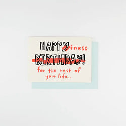 Happy-ness Birthday Card