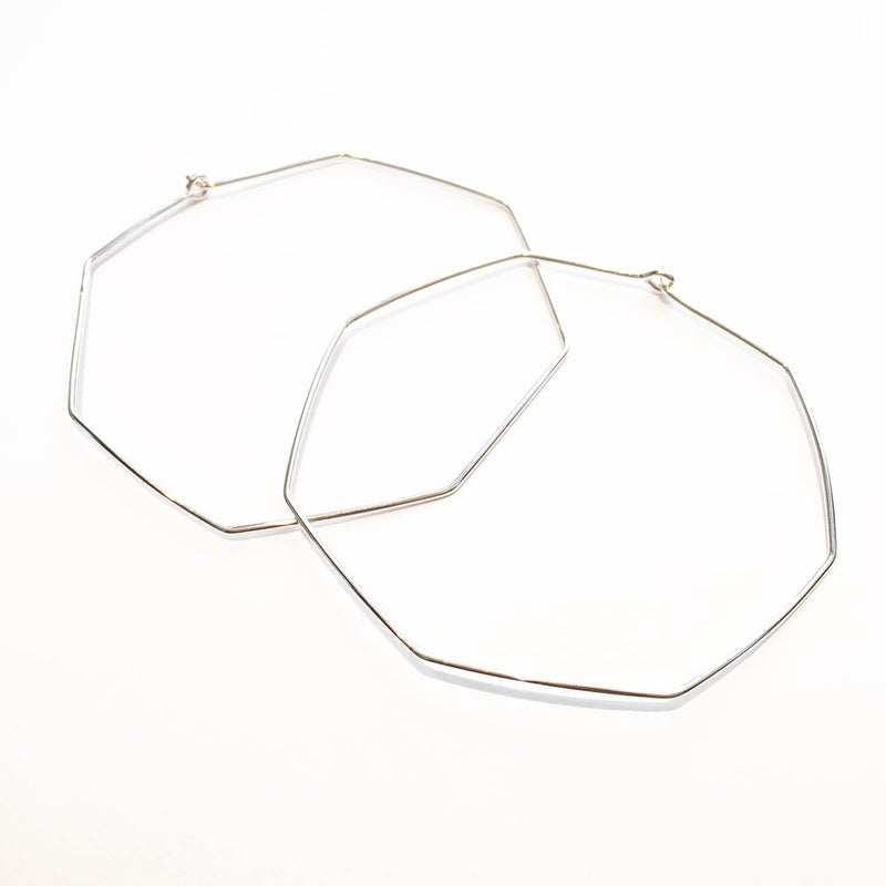 Nash octagon hoops sterling silver agapantha jewelry.JPG