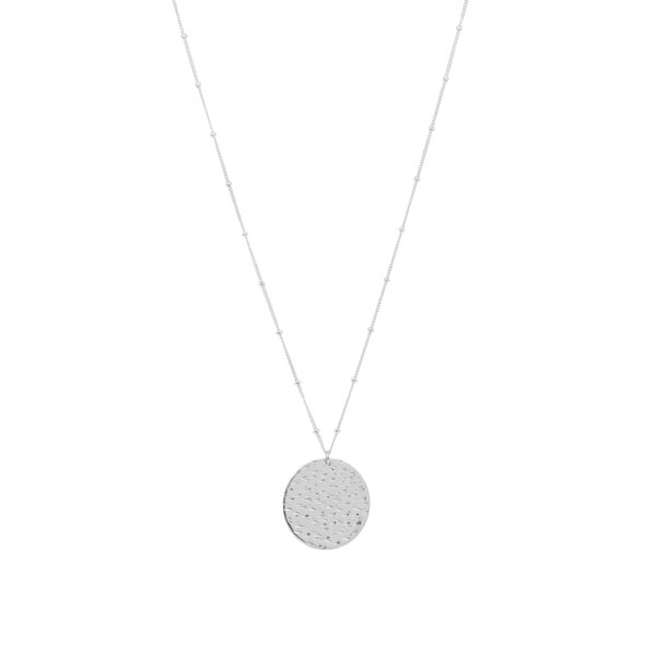 Cassidy Necklace – Hand Hammered Pendant & Layering Essential