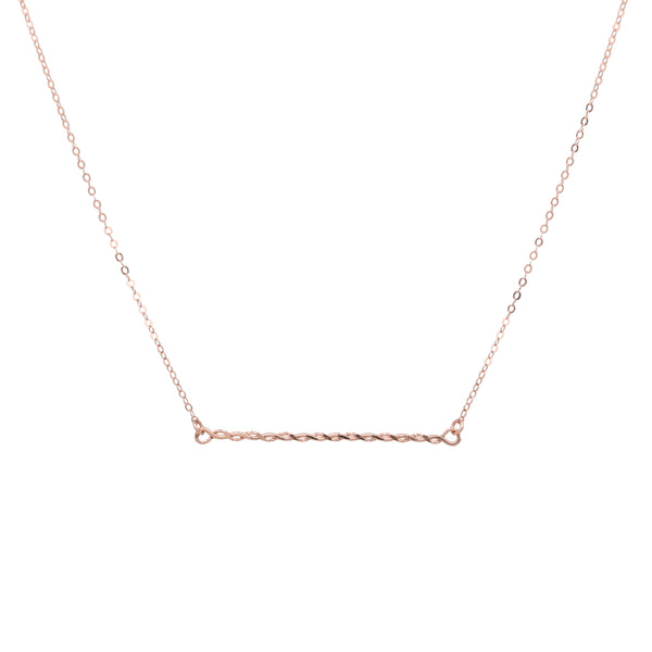 CROSS LINK SHORT NECKLACE / ANCHOR TWIST SHORT NECKLACE