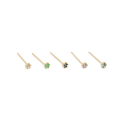14k 6 Prong Solitaire Stud
