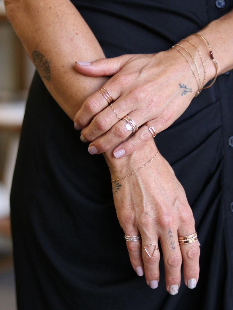 Crissie Open Heart Ring