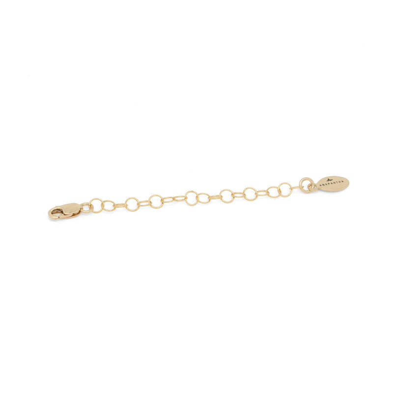 Necklace Extender, 3" adjustable gold chain extender, minimalist jewelry accessory, Handmade in Los Angeles