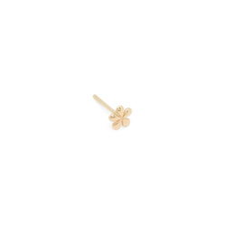 14k Daisy Flower Stud