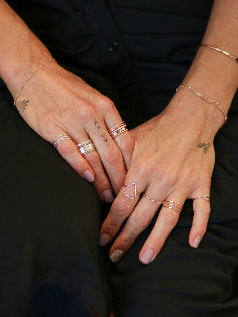 Crissie Open Heart Ring