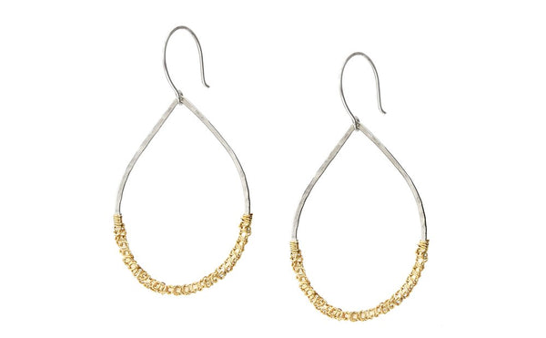 Michele chain hoops ss w: gf chain.jpg