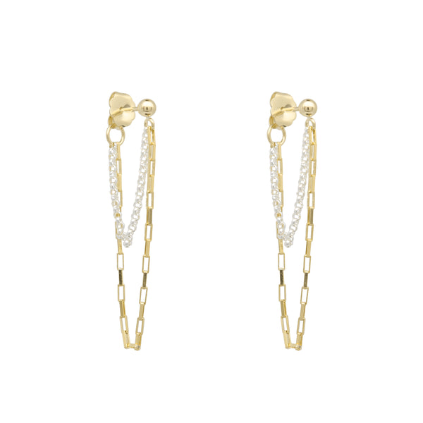 Cartilage Chain Earring Helix - Helix Earring Piercing - Helix Hoop | Helix  piercing jewelry, Cartilage earrings chain, Helix earrings