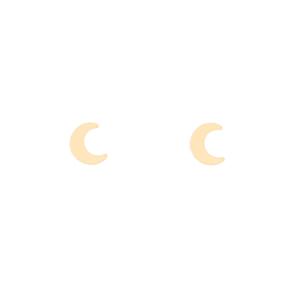 Ella Crescent Moon Studs