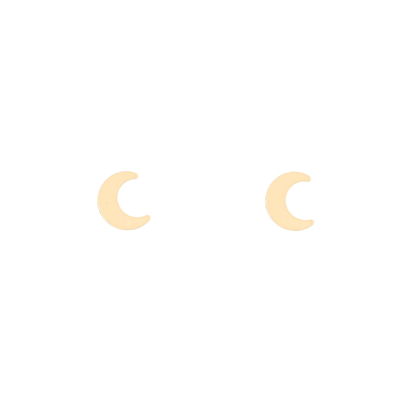 Ella Crescent Moon Studs