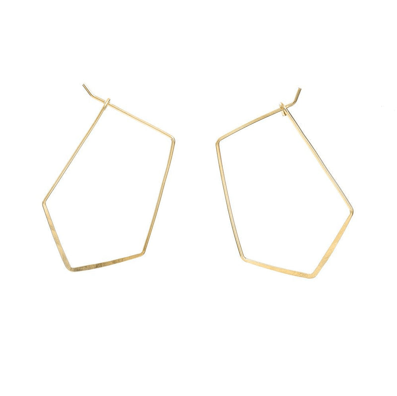 Esther Badge Hoops