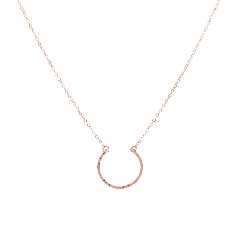 Hanna Half Moon Necklace – Agapantha