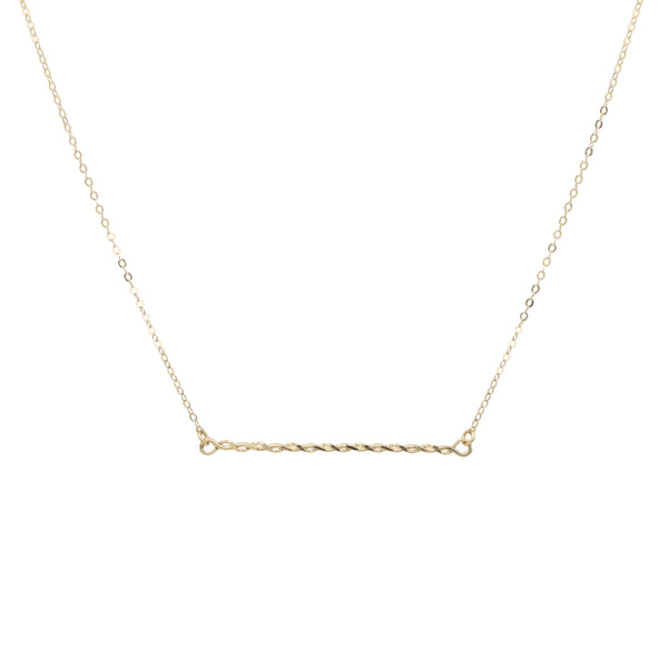 Jodi Twist Bar Necklace