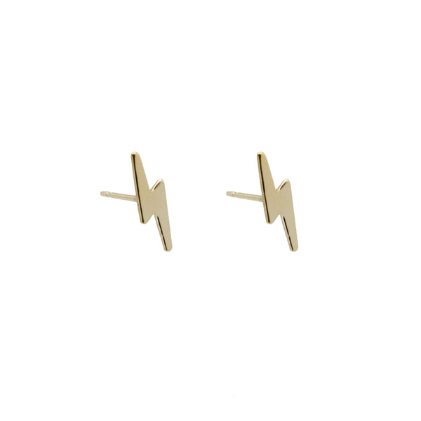 Kristina Lightning Bolt Studs