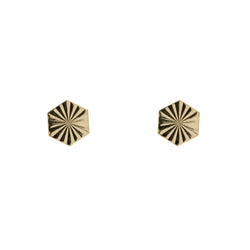 Luciana Hex Studs