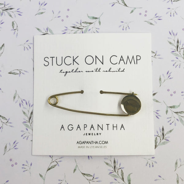 Stuck on Camp - Smooth Operator Safety Pin