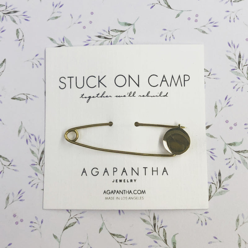 Stuck on Camp - Smooth Operator Safety Pin